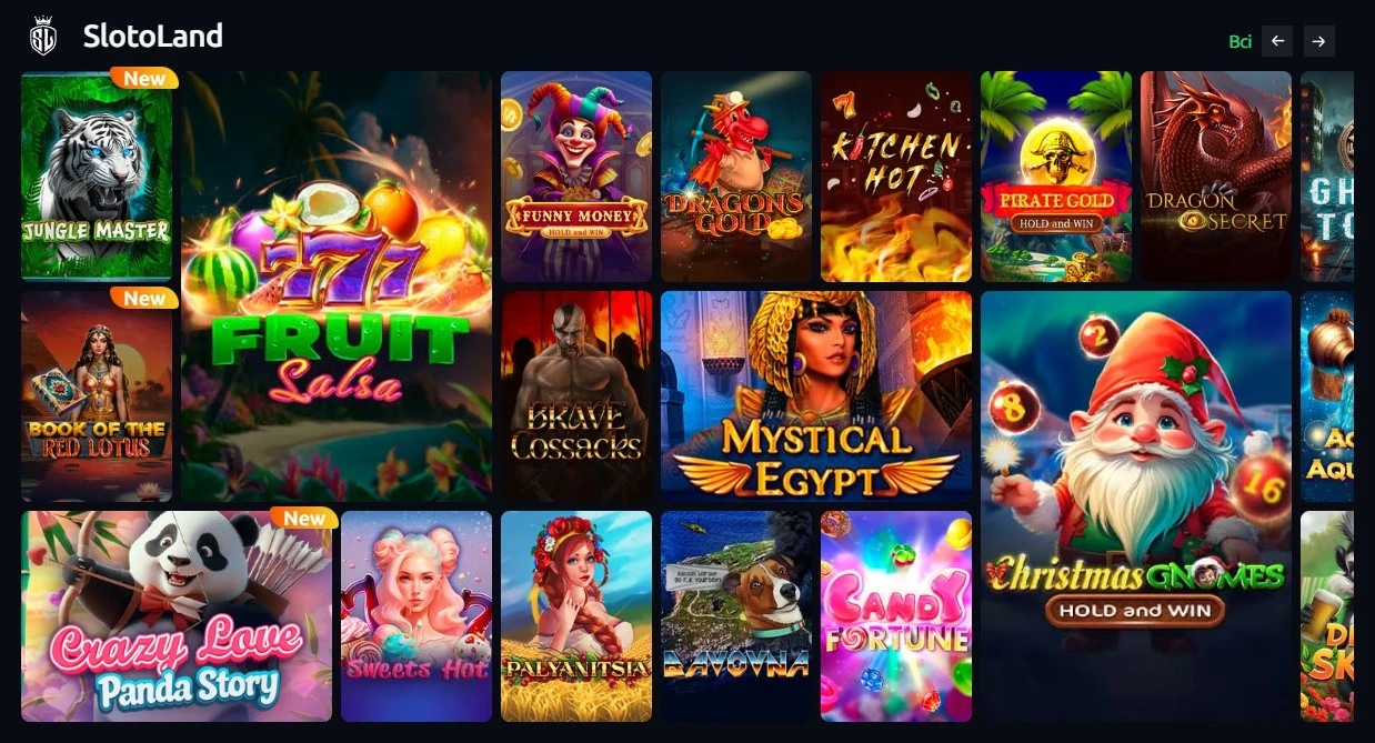 колекція слотів в казино Rino Ріно казино слоти